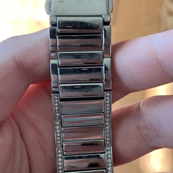 Michael Kors Mini Kerry Diamond Silver Watch